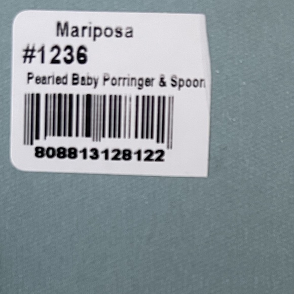 Mariposa Pearled Porringer & Spoon Set- SOLD OUT - Picture 7 of 7